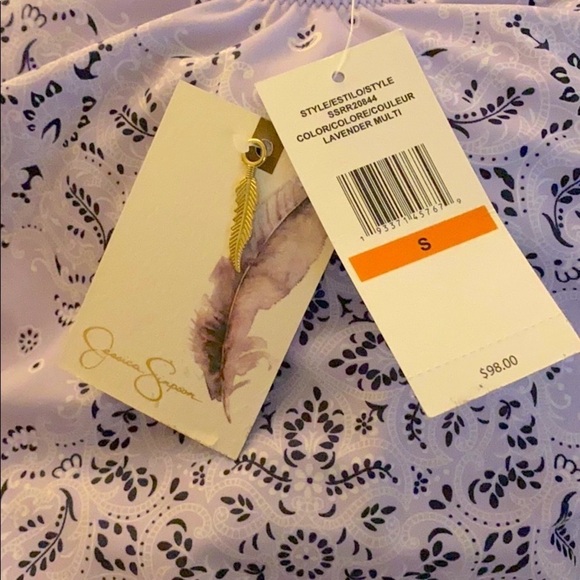 JESSICA Simpson Tie Waist One Piece Swimsuit - Picture 8 of 9